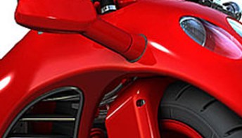 La moto della Ferrari