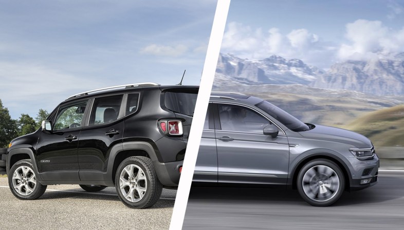  Fuoristrada Jeep Renegade VS VW Tiguan
