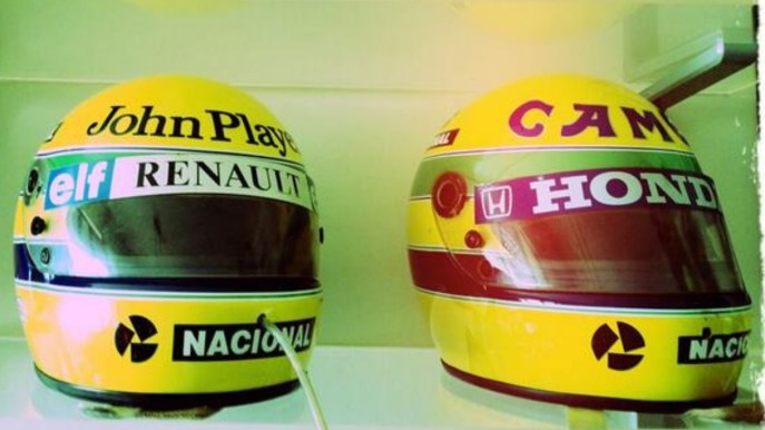 All’asta i leggendari caschi di Ayrton Senna