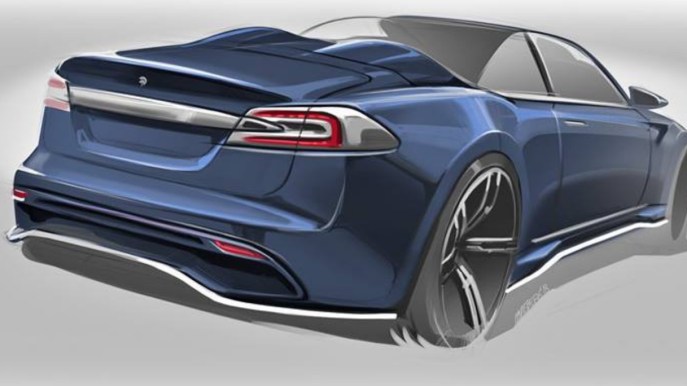 Ares Design trasforma la Tesla Model S in una cabrio elettrica