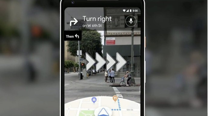 Realtà aumentata, il nuovo sistema di navigazione di Google Maps