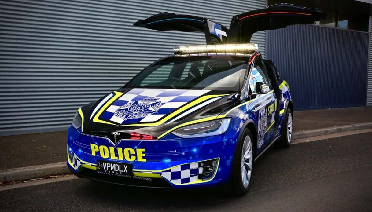 Tesla Model X della polizia australiana