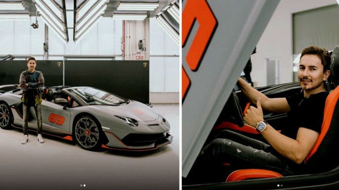 Jorge Lorenzo si compra una nuova supercar Lamborghini