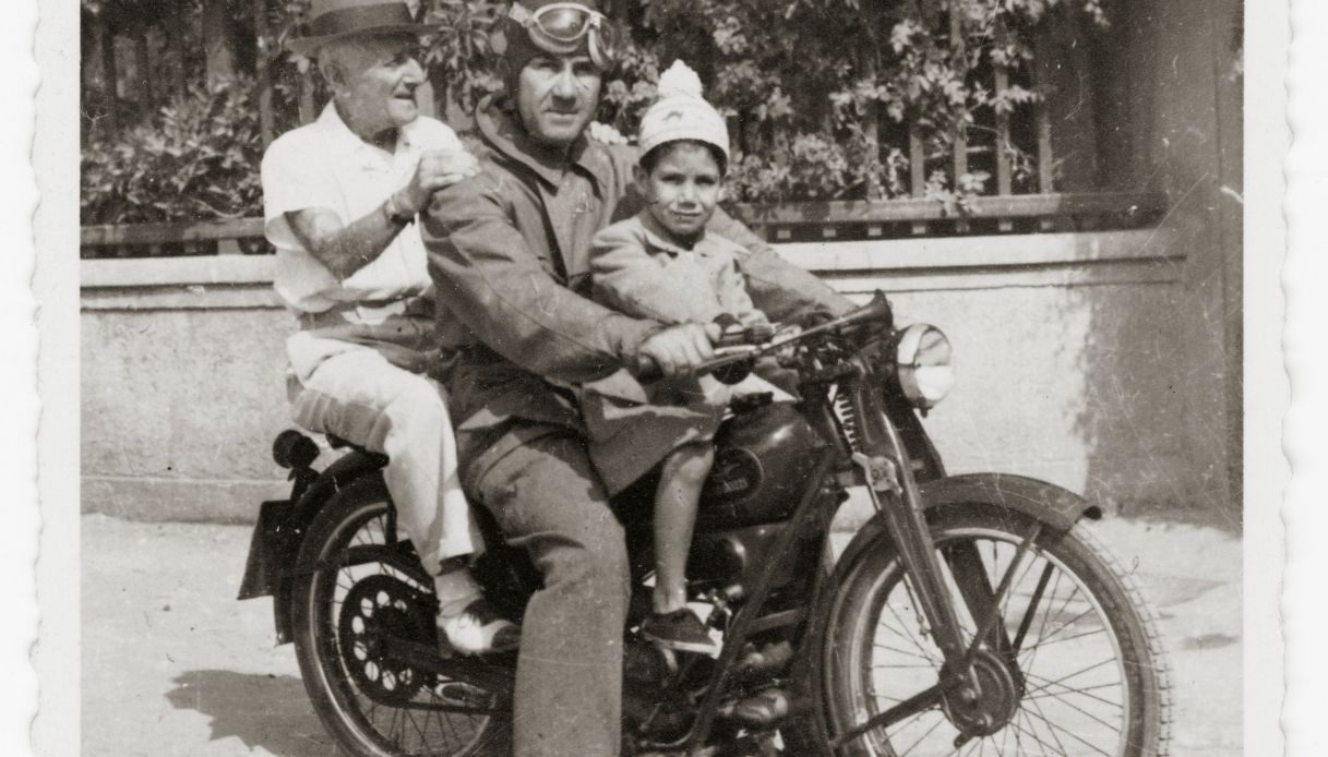 Giorgio Parodi e famiglia - Moto Guzzi