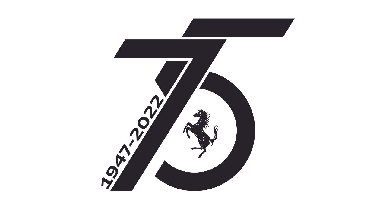 Logo Ferrari per il 75esimo anniversario