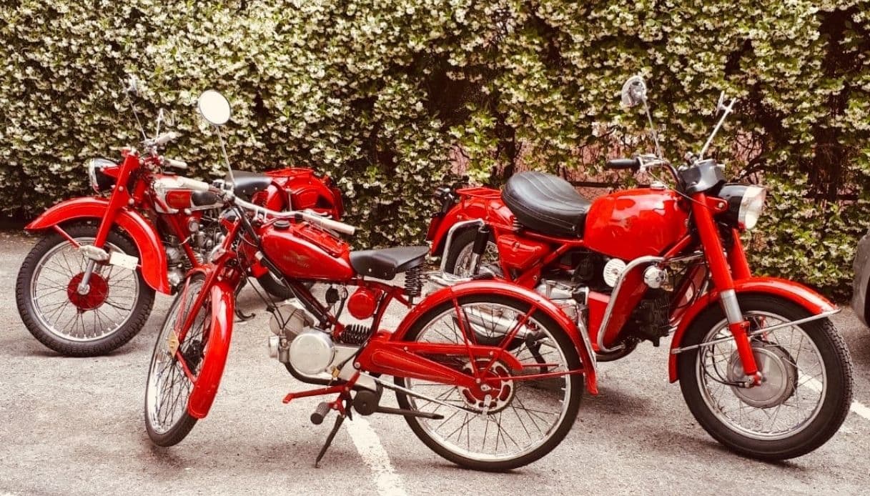 Moto Guzzi storiche a Genova
