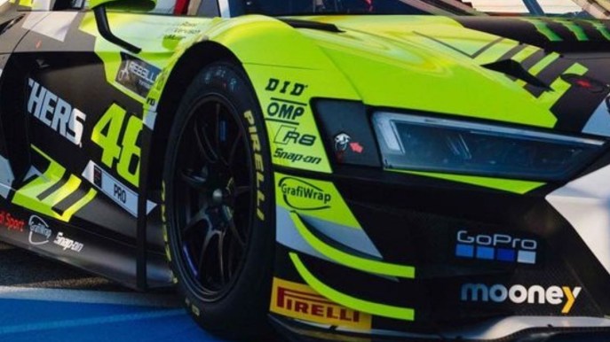 Valentino Rossi al volante dell’Audi GT3: dove vedere la gara in TV