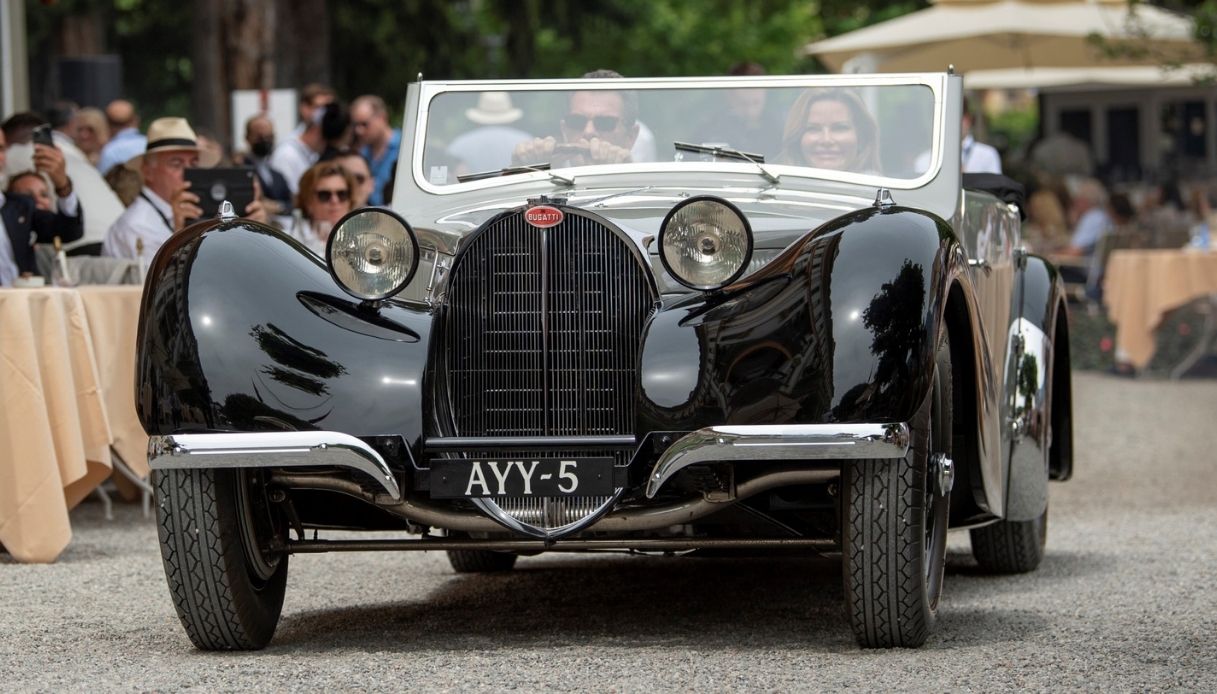 Bugatti 57 S vincitrice a Villa d'Este