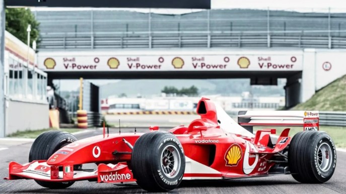 Schumacher, venduto all’asta un pezzo da leggenda