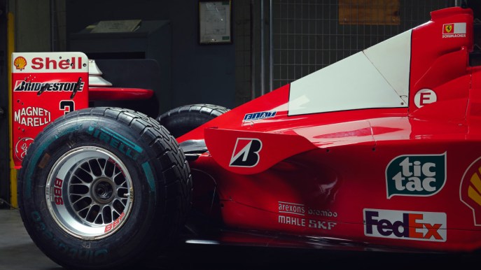 All’asta la Ferrari F1-2000 di Schumacher